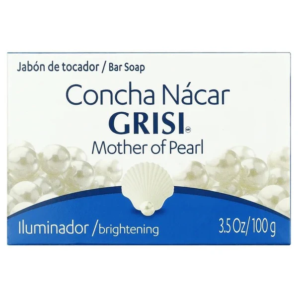 Grisi Concha Nacar Soap with Mother Pearl | Brightening | 3.5 oz-100g